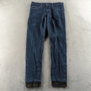 Freenote Cloth Co Jeans Mens 34x30 Blue Slim Straight Selvedge Marbled Made USA
